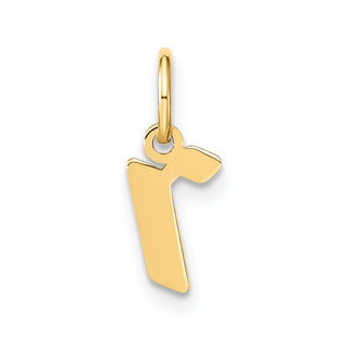 14k Yellow Gold Lowercase Letter R Initial Charm XNA1383Y/R