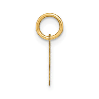 14k Yellow Gold Lowercase Letter S Initial Charm XNA1383Y/S