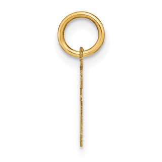 14k Yellow Gold Lowercase Letter T Initial Charm XNA1383Y/T