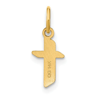 14k Yellow Gold Lowercase Letter T Initial Charm XNA1383Y/T