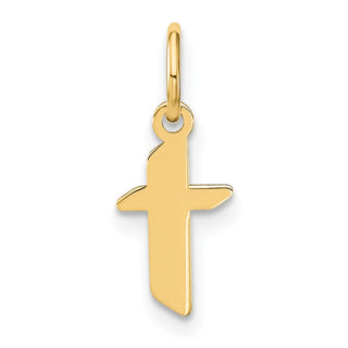 14k Yellow Gold Lowercase Letter T Initial Charm XNA1383Y/T