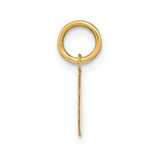14k Yellow Gold Lowercase Letter W Initial Charm XNA1383Y/W