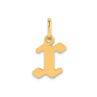14k Yellow Gold Lowercase Letter X Initial Charm XNA1383Y/X