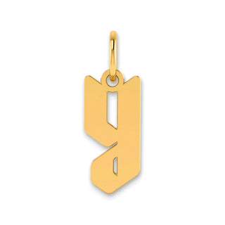 14k Yellow Gold Lowercase Letter Y Initial Charm XNA1383Y/Y