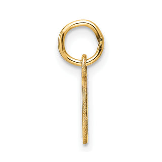 14K Yellow Gold Cutout Letter O Initial Pendant