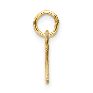 14K Yellow Gold Cutout Letter X Initial Pendant