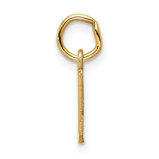 14K Yellow Gold Cutout Letter Z Initial Pendant