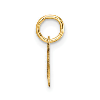 14K Yellow Gold Uppercase Letter A Initial Charm