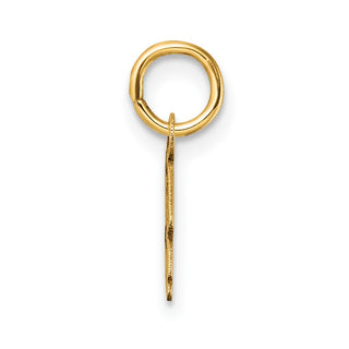 14K Yellow Gold Uppercase Letter B Initial Charm