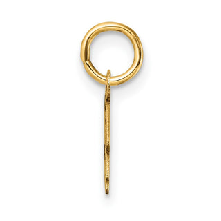 14K Yellow Gold Uppercase Letter B Initial Charm