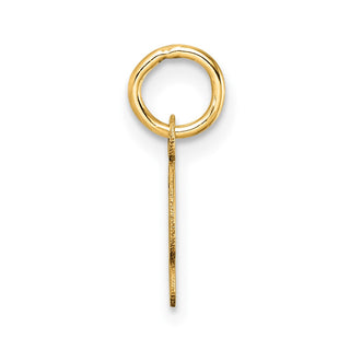 14K Yellow Gold Uppercase Letter G Initial Charm