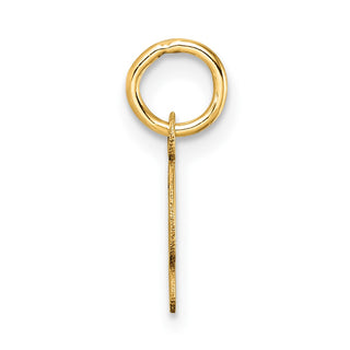 14K Yellow Gold Uppercase Letter G Initial Charm