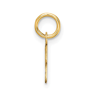 14K Yellow Gold Uppercase Letter R Initial Charm