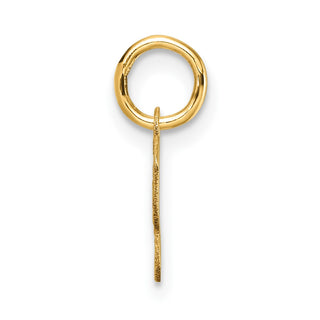 14K Yellow Gold Uppercase Letter Y Initial Charm