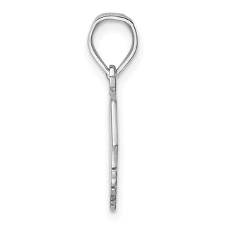 Sterling Silver/Rhodium-plated South Carolina State Pendant