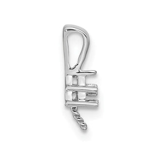 14k White Gold 7mm Round Freshwater Cultured Pearl AAA Diamond Pendant XP248WPL