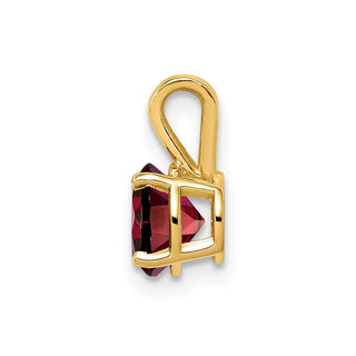 14k Yellow Gold Garnet Pendant XP416GA
