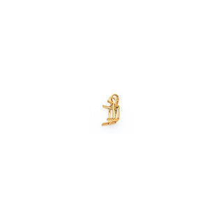 14k Yellow Gold 8x6mm Emerald-cut Cubic Zirconia Pendant