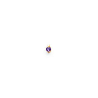 14k Yellow Gold 7mm Heart Tsavorite pendant