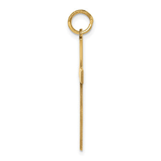 14k Yellow Gold Laser Designed Cross Pendant XR1010
