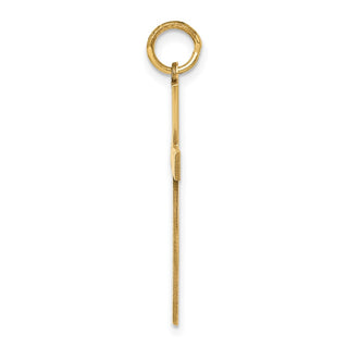 14k Yellow Gold Laser Designed Cross Pendant XR1010