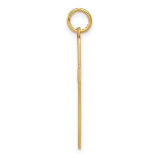 14k Yellow Gold Laser Designed Cross Pendant XR1050