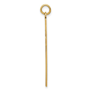 14k Yellow Gold Laser Designed Cross Pendant XR1051