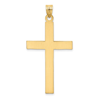 14k Yellow Gold Florentine Cross Pendant XR113