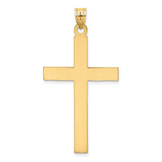 14k Yellow Gold Florentine Cross Pendant XR113
