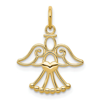 14k Yellow Gold Angel Charm