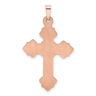 14k Rose Gold Cross Pendant XR1226