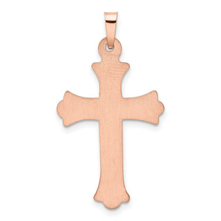 14k Two-tone Gold Diamond Cross Pendant XR1227