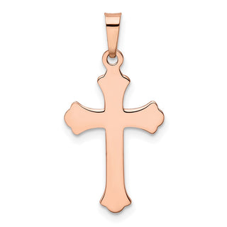 14k Rose Gold Cross Pendant XR1229
