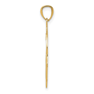 14K Yellow Gold Hand Of God Pendant