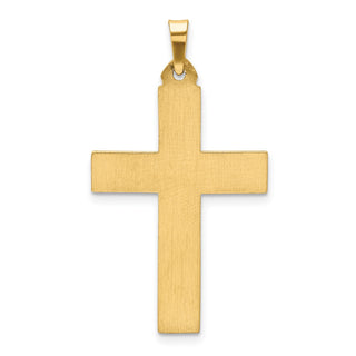 14k Yellow Gold Polished Latin Cross Pendant XR1433
