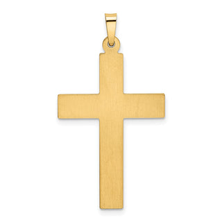 14k Yellow Gold Polished Cross Pendant XR1564