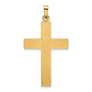 14k Yellow Gold Polished Cross Pendant XR1567