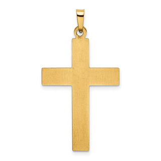 14k Yellow Gold Polished Cross Pendant XR1567