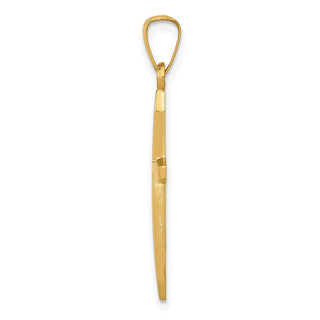 14k Yellow Gold Polished Passion Cross Pendant XR1570