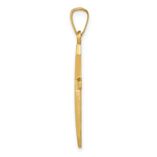 14k Yellow Gold Polished Passion Cross Pendant XR1570