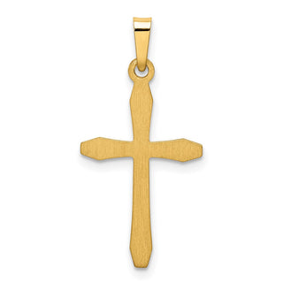 14k Yellow Gold Polished Passion Cross Pendant XR1570