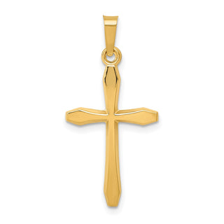 14k Yellow Gold Polished Passion Cross Pendant XR1570