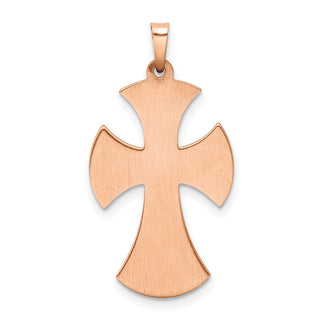 14k Yellow Gold Polished Cross Pendant XR1585