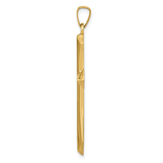 14k Yellow Gold Polished Passion Cross Pendant XR1616
