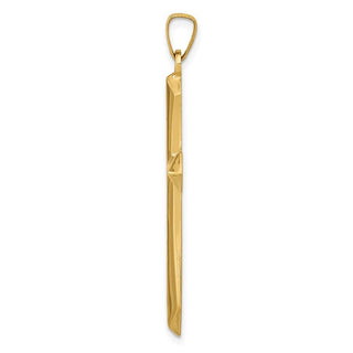 14k Yellow Gold Polished Passion Cross Pendant XR1616