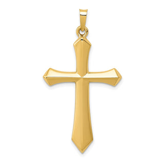 14k Yellow Gold Polished Passion Cross Pendant XR1616