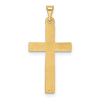 14k Yellow Gold Polished Latin Cross Pendant XR172