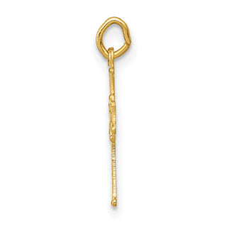 14K Yellow Gold Celtic Cross Charm