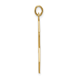 14k Yellow Gold Polished Solid Star of David Pendant XR1961