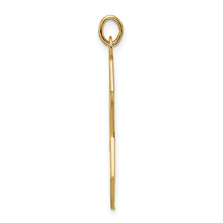 14k Yellow Gold Polished Solid Star of David Pendant XR1961